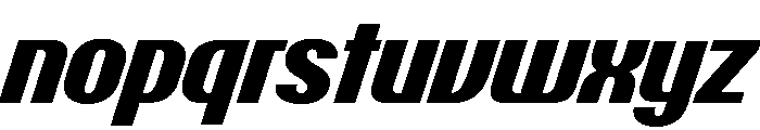Talisman Compact Variable Extrabold Italic 2 Font LOWERCASE