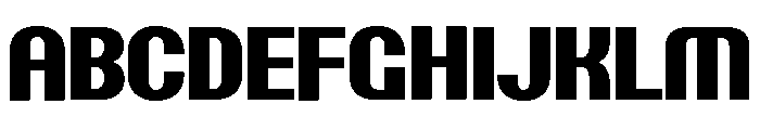 Talisman Compact Variable Extrabold Italic Font UPPERCASE