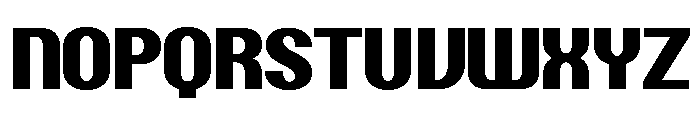 Talisman Compact Variable Extrabold Italic Font UPPERCASE