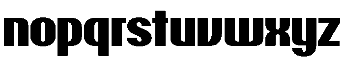 Talisman Compact Variable Extrabold Italic Font LOWERCASE