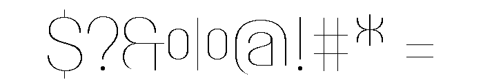 Talisman Compact Variable Hairline Italic Font OTHER CHARS