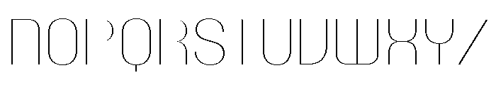Talisman Compact Variable Hairline Italic Font UPPERCASE