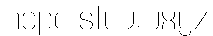 Talisman Compact Variable Hairline Italic Font LOWERCASE