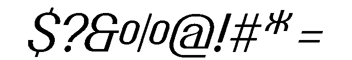 Talisman Compact Variable Italic 2 Font OTHER CHARS