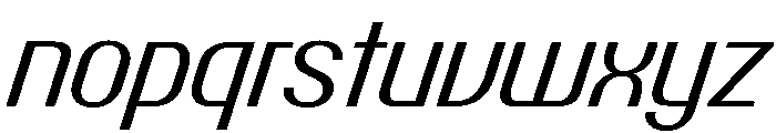Talisman Compact Variable Italic 2 Font LOWERCASE