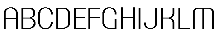 Talisman Compact Variable Light Italic Font UPPERCASE