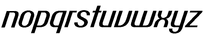 Talisman Compact Variable Medium Italic 2 Font LOWERCASE