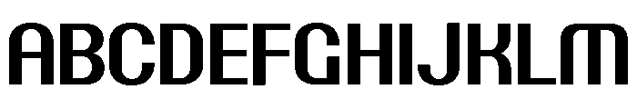 Talisman Compact Variable Semibold Italic Font UPPERCASE