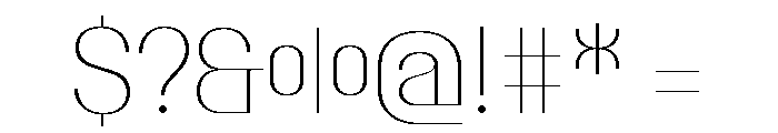Talisman Compact Variable Thin Italic Font OTHER CHARS