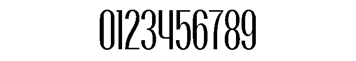 Talisman Compressed Regular Font OTHER CHARS