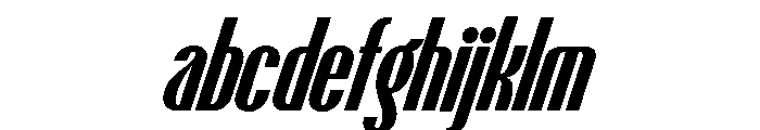 Talisman Compressed Variable Bold Italic 2 FONT
