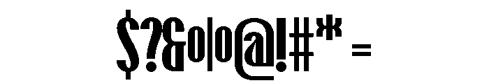 Talisman Compressed Variable Bold Italic Font OTHER CHARS