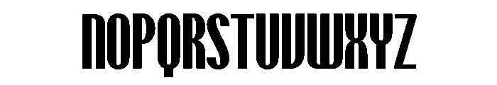 Talisman Compressed Variable Bold Italic Font UPPERCASE
