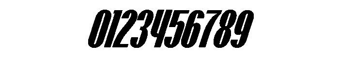 Talisman Compressed Variable Extrabold Italic 2 Font OTHER CHARS