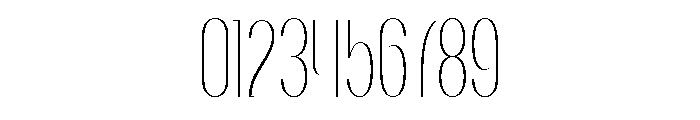 Talisman Compressed Variable Hairline Italic Font OTHER CHARS