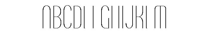 Talisman Compressed Variable Hairline Italic Font UPPERCASE