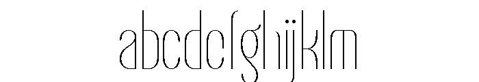 Talisman Compressed Variable Hairline Italic FONT
