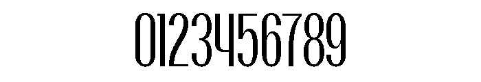 Talisman Compressed Variable Italic Font OTHER CHARS