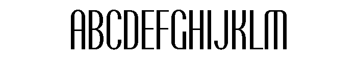 Talisman Compressed Variable Italic Font UPPERCASE
