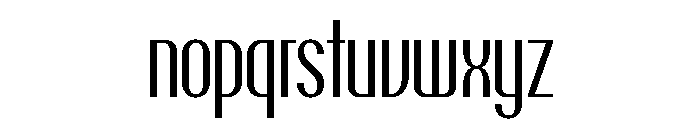 Talisman Compressed Variable Italic Font LOWERCASE