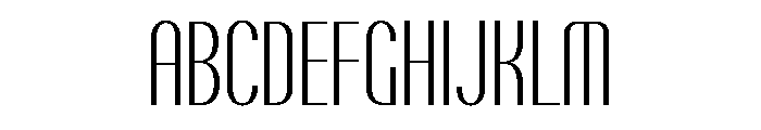 Talisman Compressed Variable Light Italic Font UPPERCASE
