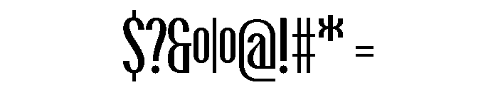 Talisman Compressed Variable Medium Italic Font OTHER CHARS