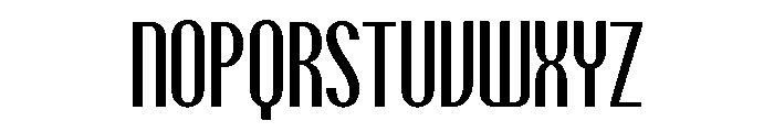 Talisman Compressed Variable Medium Italic Font UPPERCASE