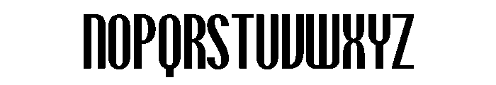 Talisman Compressed Variable Semibold Italic Font UPPERCASE