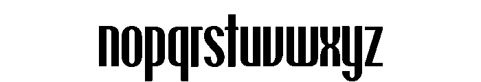 Talisman Compressed Variable Semibold Italic Font LOWERCASE