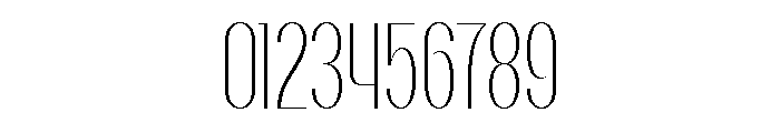 Talisman Compressed Variable Thin Italic Font OTHER CHARS