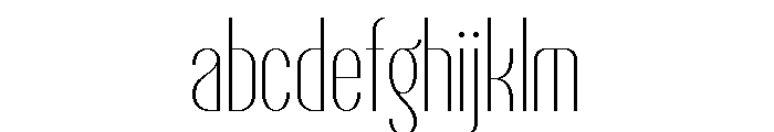 Talisman Compressed Variable Thin Italic FONT