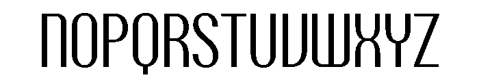 Talisman Condensed Regular Font UPPERCASE