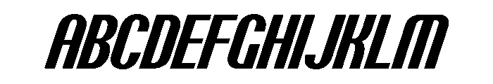 Talisman Condensed Variable Bold Italic 2 Font UPPERCASE