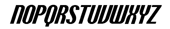 Talisman Condensed Variable Bold Italic 2 Font UPPERCASE