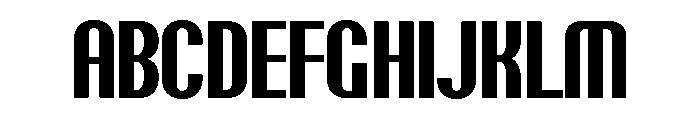 Talisman Condensed Variable Bold Italic Font UPPERCASE