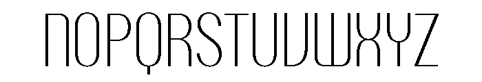 Talisman Condensed Variable Extralight Italic Font UPPERCASE