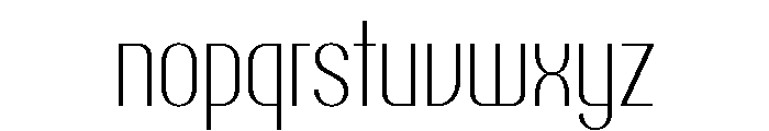 Talisman Condensed Variable Extralight Italic Font LOWERCASE