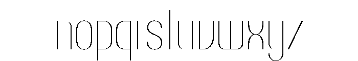 Talisman Condensed Variable Hairline Italic Font LOWERCASE