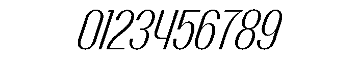 Talisman Condensed Variable Light Italic 2 Font OTHER CHARS