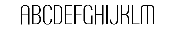 Talisman Condensed Variable Light Italic Font UPPERCASE