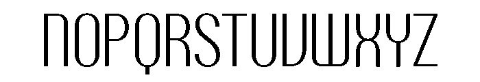 Talisman Condensed Variable Light Italic Font UPPERCASE