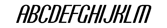 Talisman Condensed Variable Medium Italic 2 Font UPPERCASE