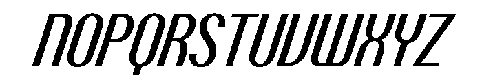 Talisman Condensed Variable Medium Italic 2 Font UPPERCASE