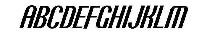 Talisman Condensed Variable Semibold Italic 2 Font UPPERCASE