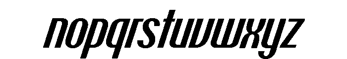 Talisman Condensed Variable Semibold Italic 2 Font LOWERCASE