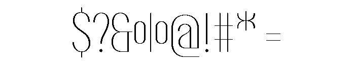 Talisman Condensed Variable Thin Italic Font OTHER CHARS