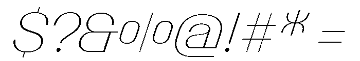 Talisman Italic 11 Font OTHER CHARS