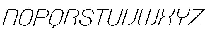 Talisman Italic 12 Font UPPERCASE