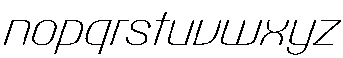 Talisman Italic 12 Font LOWERCASE