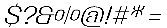 Talisman Italic 13 Font OTHER CHARS